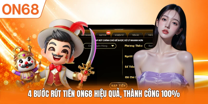 4 bước rút tiền ON68 hiệu quả, thành công 100%
