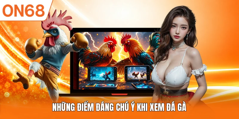 Những điểm đáng chú ý khi xem đá gà 